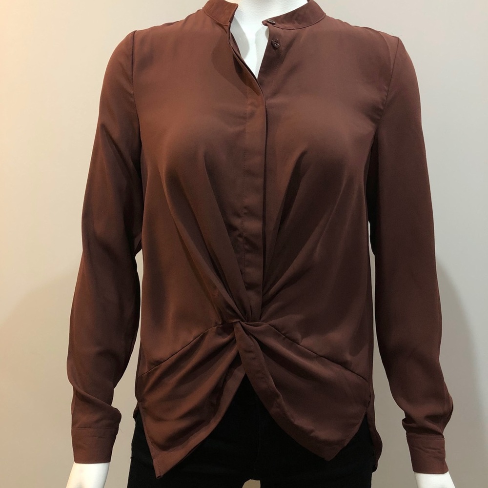 Ichi Front Knot Blouse
